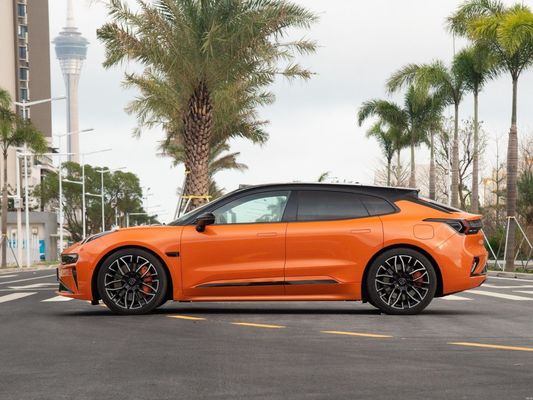 2023 You Versie Zeekr 001 100kwh oranje z-sport Auto met nummer en 5 zitplaatsen