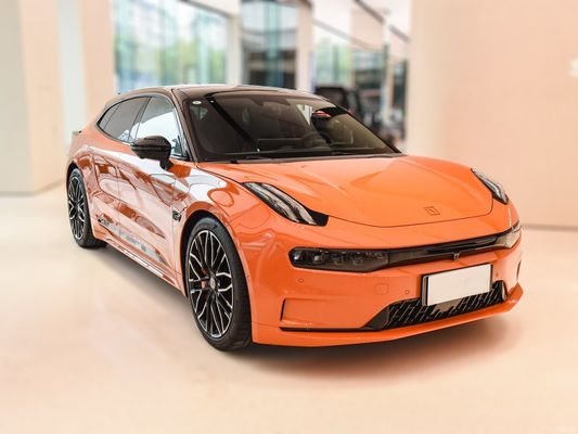 Dubbel-Wishbone Independent Suspension EV Car 2024 Zeekr001 You100kwh AWD Zwart Oranje