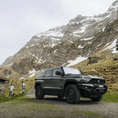 Hoogduurzame Dongfeng Mhero 917 Electric Car SUV Hybrid Extended Range Car Gebruikte EV