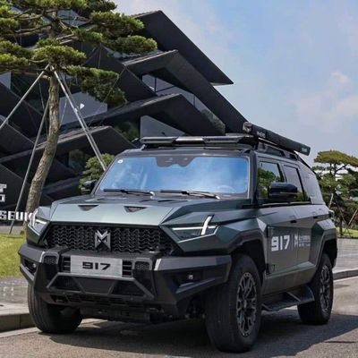 Hoogduurzame Dongfeng Mhero 917 Electric Car SUV Hybrid Extended Range Car Gebruikte EV